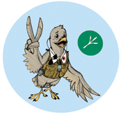 Squeaker the Carrier Pigeon