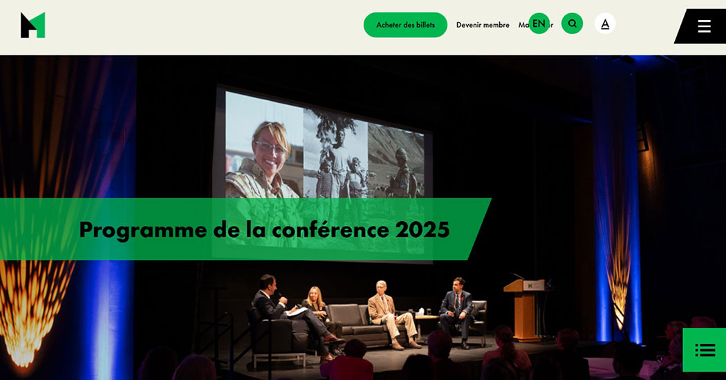 une promotion pour une conférence à venir