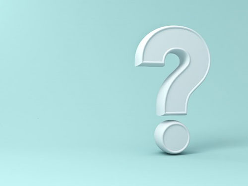 A stock image of a question mark.