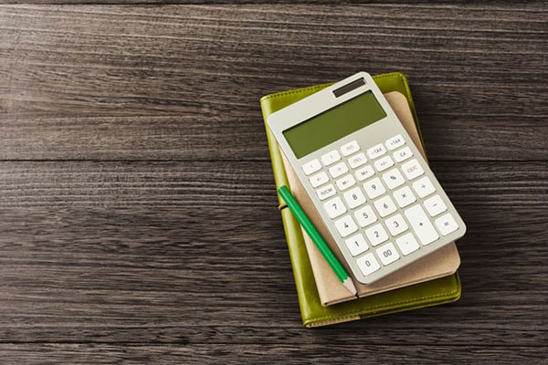 Calculator and notepad