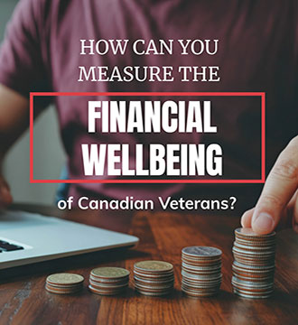 How can you measure the financial well-being of Canadian Veterans
