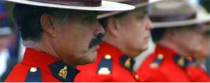 An image of Indigenous RCMP officers.