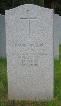 Headstone of David Nelson Doran.