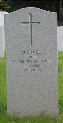 Pierre tombale de Michael Gilmore.