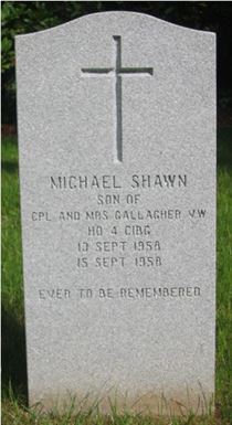 Headstone of Michael Shawn Gallagher.