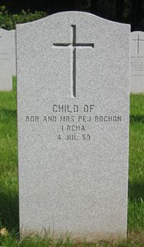 Headstone of Infant Son Rochon.