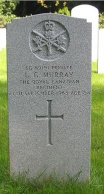 Headstone of L. G. Murray.