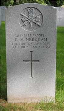 Pierre tombale de G. V. Needham.