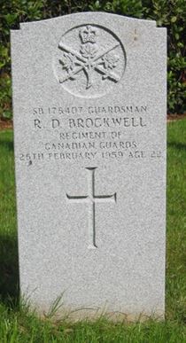 Headstone of R. D. Brockwell.