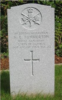 Headstone of N. E. Fummerton.
