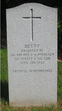 Headstone of Betty Klippenstein.