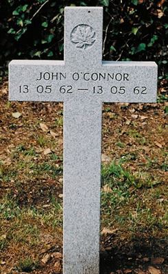 Headstone of John O'Connor.