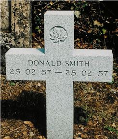 Pierre tombale de Donald Smith.