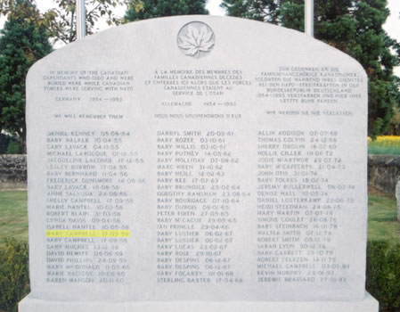 Headstone of Mary Margaret Campbell.