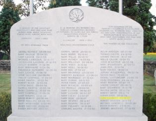 Headstone of Baby Garbett.