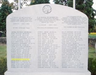 Headstone of Gary Bernard Joseph Hughes.