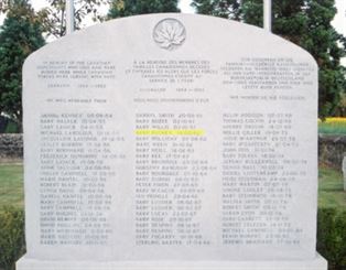 Pierre tombale de Baby Putney.