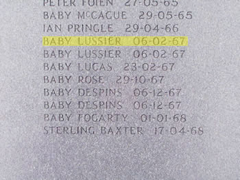 Baby M. L. N. Lussier