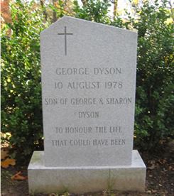 Headstone of George Dyson.