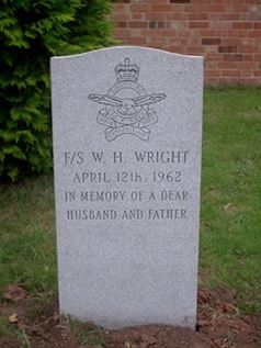 Headstone of W. H. Wright.