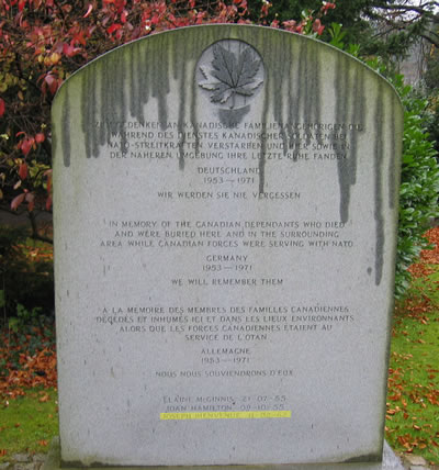 Headstone of Joseph Gerard Bienvenue.
