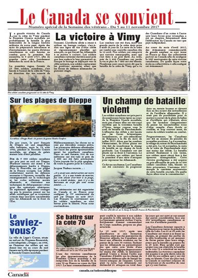 2017 - Canada Remembers Times