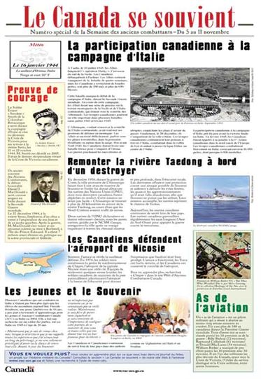 2009 - Canada Remembers Times