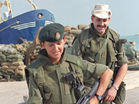 A Canadian service woman in the Persian Gulf region in 1991. Photo: Department of National Defence