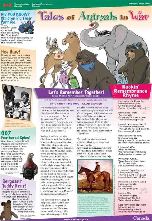 2007 - Tales of Animals in War