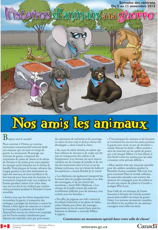 2013 - Histoires d'animaux à la guerre