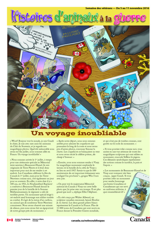 2016 - Histoires d'animaux à la guerre