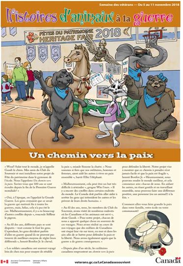 Histoires d'animaux à la guerre - Édition 2018