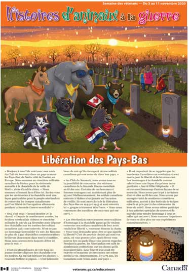 Histoires d'animaux à la guerre - Édition 2020