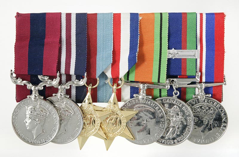 Medal set belonging to Charles Henry Byce