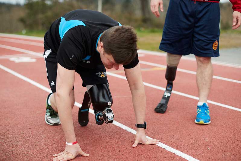 Simon Mailloux was co-captain of Team Canada at the 2017 Invictus Games in Toronto. Photo credit: Soldier On