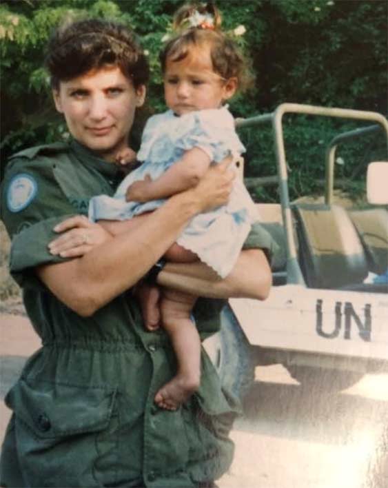 Wendy with Maria’s daughter. 